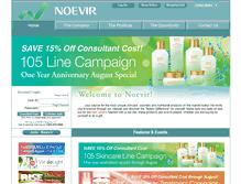 Tablet Screenshot of noevirusa.com